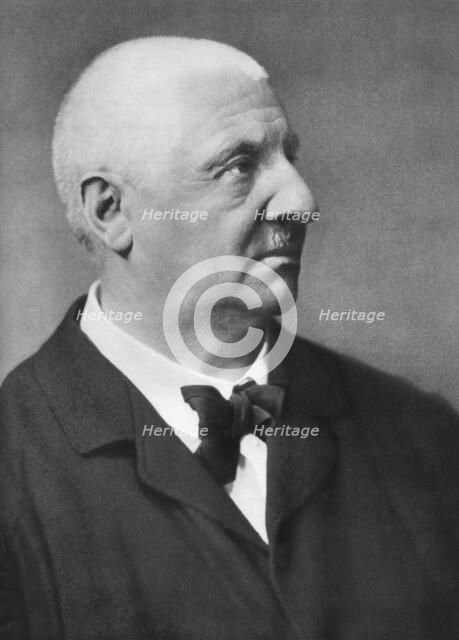 Anton Bruckner (1824-1896), Austrian composer known for his symphonies, masses, and motets. Artist: Unknown