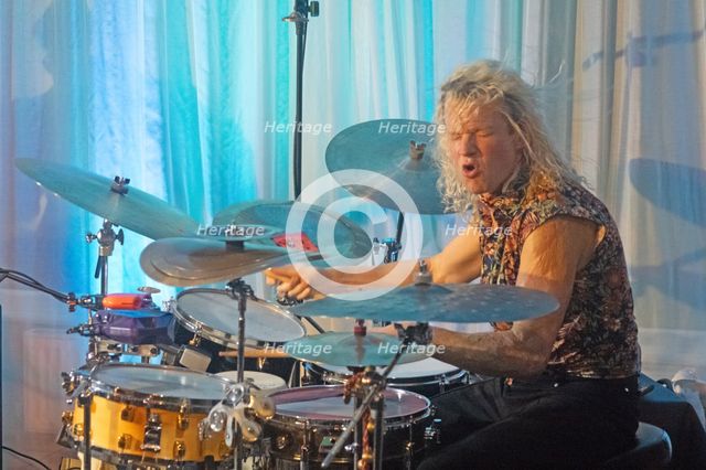 Anton Eger, Marius Neset Quartet, Watermill Jazz Club, Dorking, Surrey, Mar 2026. Creator: Brian O'Connor.