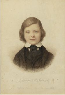 Anton Rubinstein (1829-1894), at the age of 12 years, 1841. Artist: Chocarne, Geoffroy-Alphonse (1797-1857)