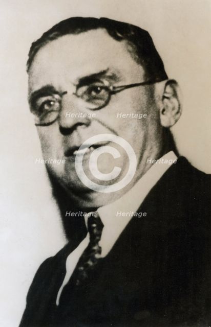 Anton (Tony) Joseph Cermak, Mayor of Chicago, Illinois, USA, c1931-c1933(?). Creator: Unknown.