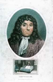 Anton van Leeuwenhoek (1632-1723), Dutch microscopist, c1810. Artist: John Chapman