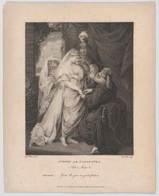 Antony and Cleopatra, Act 1, Scene 2: Charmian-"Good Sir, give me good fortune", January 1, 1817. Creator: John Hall