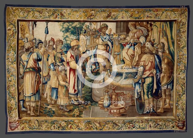 Antony Presents Artavasdes, King of the Armenians..., c. 1640. Creator: Everard Leyniers.