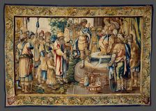 Antony Presents Artavasdes, King of the Armenians..., c. 1640. Creator: Everard Leyniers