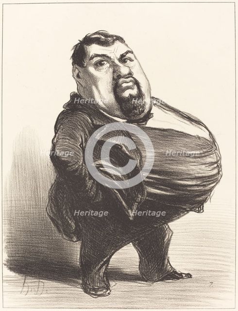 Antony Thouret, 1849. Creator: Honore Daumier.