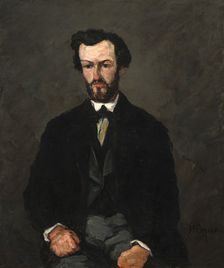 Antony Valabrègue, 1866. Creator: Paul Cezanne