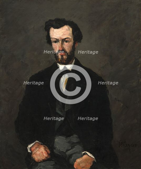 Antony Valabrègue, 1866. Creator: Paul Cezanne.