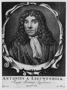 Antoni van Leeuwenhoek, Dutch pioneer of microscopy, c1660. Creator: Abraham de Blois