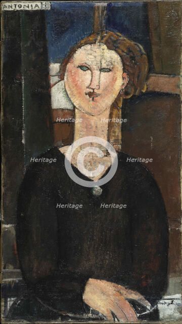 Antonia, 1915. Creator: Modigliani, Amedeo (1884-1920).