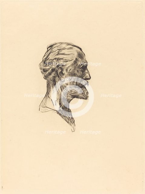 Antonin Proust, 1885. Creator: Auguste Rodin.