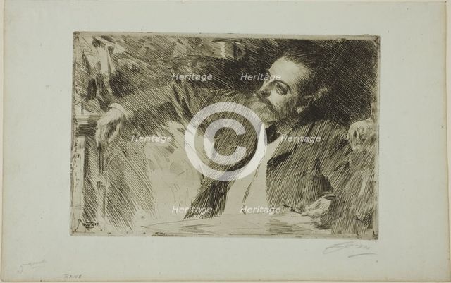 Antonin Proust, 1889. Creator: Anders Leonard Zorn.