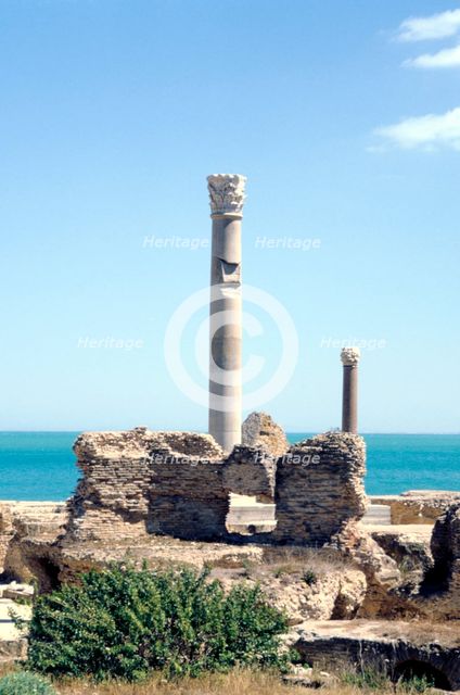 Antonine Baths, Carthage, Tunisia.  Creator: Vivienne Sharp.