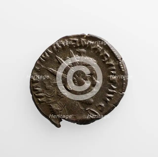 Antoninianus of Marius, A.D. 269. Creator: Unknown.