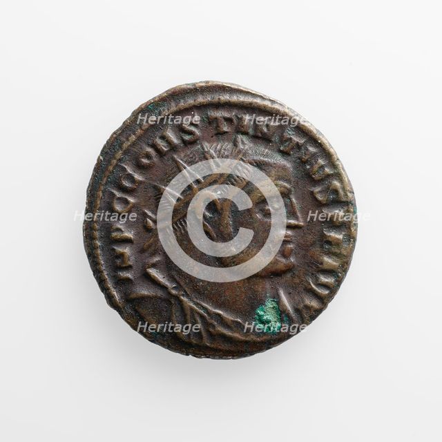Antoninianus of Constantinus I, A.D. 305-306. Creator: Unknown.