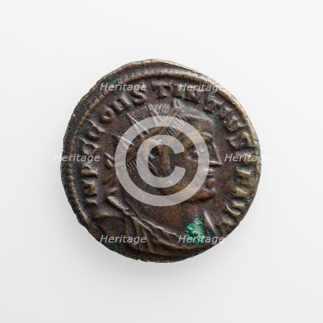 Antoninianus of Constantinus I, A.D. 305-306. Creator: Unknown.