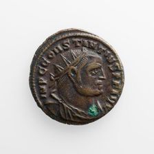 Antoninianus of Constantinus I, A.D. 305-306. Creator: Unknown