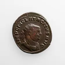Antoninianus of Tacitus, A.D. 275-276. Creator: Unknown