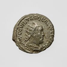Antoninianus of Trebonianus Gallus, A.D. 251-253. Creator: Unknown