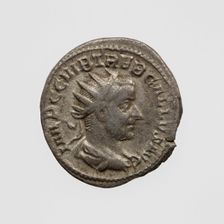 Antoninianus of Trebonianus Gallus, A.D. 251-253. Creator: Unknown