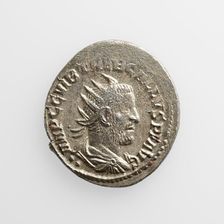 Antoninianus of Trebonianus Gallus, A.D. 251-253. Creator: Unknown