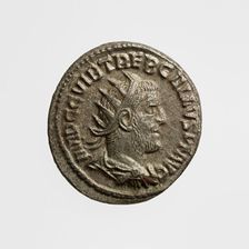 Antoninianus of Trebonianus Gallus, A.D. 251-253. Creator: Unknown