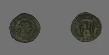 Antoninianus (Coin) Portraying Emperor Marcus Aurelius Valerius Maximianus..., about 293. Creator: Unknown