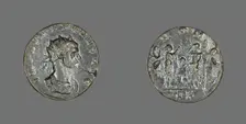Antoninianus (Coin) Portraying Emperor Aurelian, 270-275. Creators: Unknown, Aurelian