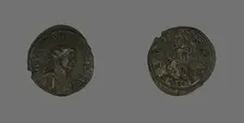 Antoninianus (Coin) Portraying Emperor Diocletian, about 285. Creator: Unknown