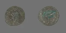 Antoninianus (Coin) Portraying Emperor Gallienus, 260-268. Creator: Unknown