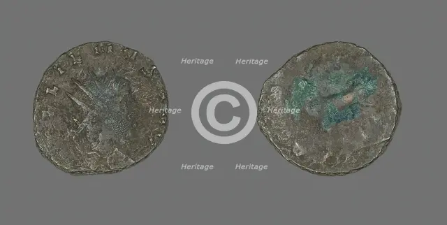 Antoninianus (Coin) Portraying Emperor Gallienus, 260-268. Creator: Unknown.