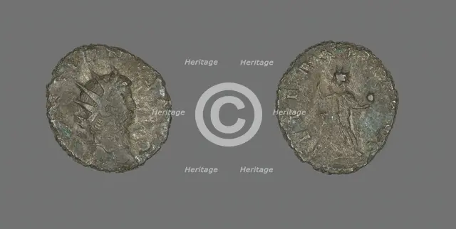 Antoninianus (Coin) Portraying Emperor Gallienus, 260-268. Creator: Unknown.