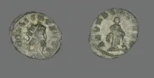 Antoninianus (Coin) Portraying Emperor Gallienus, 260-268. Creator: Unknown