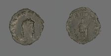 Antoninianus (Coin) Portraying Emperor Gallienus, 260-268. Creator: Unknown