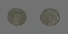 Antoninianus (Coin) Portraying Emperor Gallienus, 260-268. Creator: Unknown