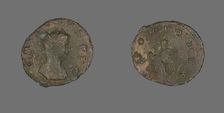 Antoninianus (Coin) Portraying Emperor Gallienus, 260-268. Creator: Unknown