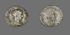 Antoninianus (Coin) Portraying Emperor Gordian III, 240-241. Creator: Unknown