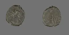 Antoninianus (Coin) Portraying Emperor Tetricus, 271-274. Creator: Unknown