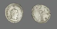 Antoninianus (Coin) Portraying Emperor Valerian, 257-259. Creator: Unknown