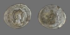 Antoninianus (Coin) Portraying Empress Marcia Otacilia Severa, 246-248. Creator: Unknown