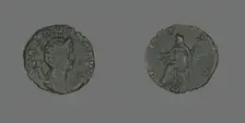 Antoninianus (Coin) Portraying Empress Salonina, 260-268. Creator: Unknown