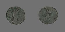 Antoninianus (Coin) Portraying Empress Salonina, 260-268. Creator: Unknown