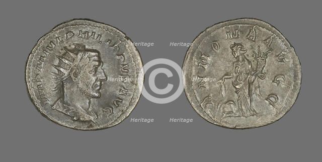 Antoninianus (Coin) Portraying King Philip I, 244-247. Creator: Unknown.