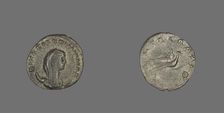 Antoninianus (Coin) Portraying Mariniana, 254. Creator: Unknown