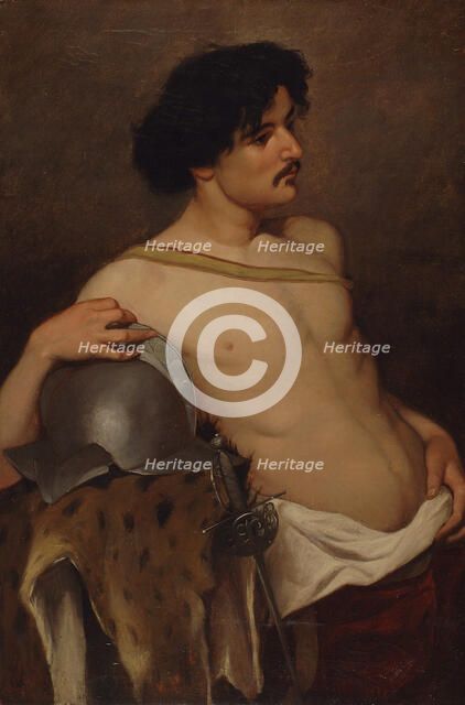 Antonio, academy exercise, 1870. Creator: Severin Falkman.