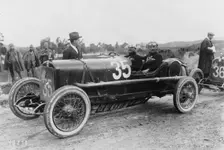 Antonio Ascari in an Alfa Romeo, Targa Florio Race, Sicily, 1922