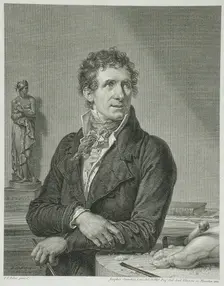 Antonio Canova, 1820. Creator: Joseph Saunders