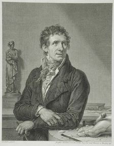 Antonio Canova, 1820. Creator: Joseph Saunders