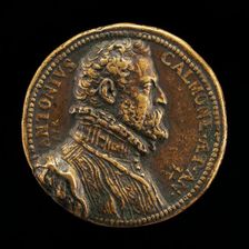 Antonio Calmone, Secretary to Philip II [obverse], c. 1570. Creator: Pietro Paolo Galeotti