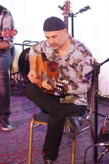 Antonio Forcione, Watermill Jazz Club, Dorking, Surrey, 11 June 2019. Creator: Brian O'Connor