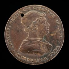 Antonio Gratiadei, died 1491, Imperial Envoy [obverse], c. 1480. Creator: Bertoldo di Giovanni